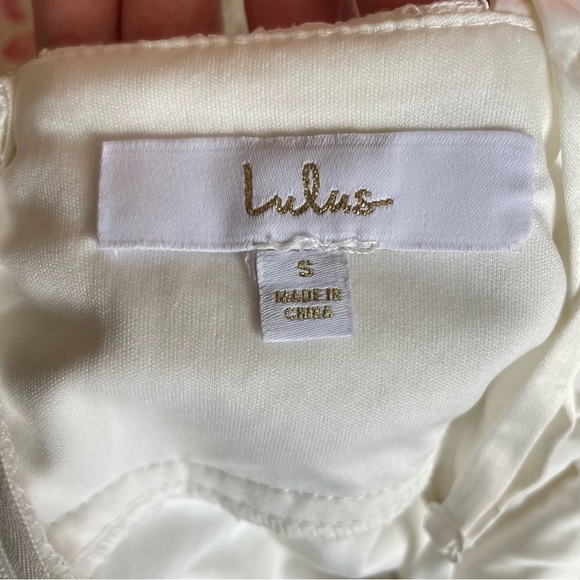 Lulus Essence of Love White Lace Maxi Dress Small | Bridal Formal Boho Wedding - Picture 7 of 11